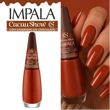 Esmalte Cremoso Impala Cacau Show Explos&atilde;o de Cacau