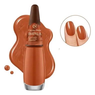 Esmalte Cremoso Impala Cacau Show Explos&atilde;o de Cacau