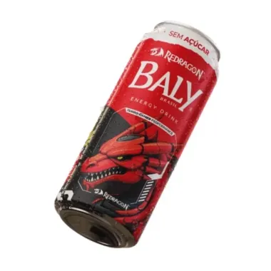 Energ&eacute;tico Baly Energy Drink Redragon Turbo Gamer Perfomance Sem A&ccedil;ucar 473ml
