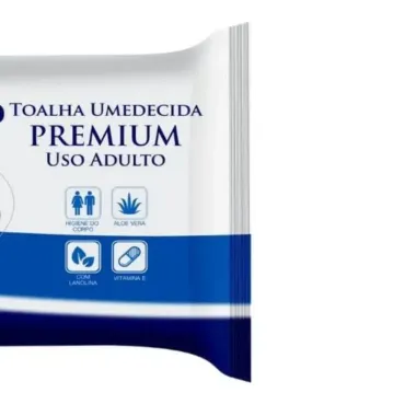 Toalha Umedecida Geriátrica Gerialimp Premium Leve 4 Pague 3 com 50 Unidades cada