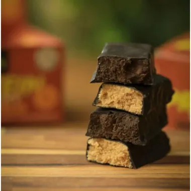 Barra de Prote&iacute;na Bio2 Crunchy Protein 12g de Prote&iacute;na Dark Chocolate Vegana 50g