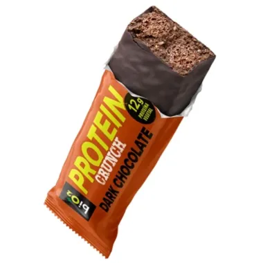 Barra de Prote&iacute;na Bio2 Crunchy Protein 12g de Prote&iacute;na Dark Chocolate Vegana 50g