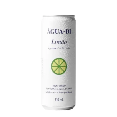 &Aacute;gua Gaseificada &Aacute;gua Di Com G&aacute;s Sabor Lim&atilde;o 310ml