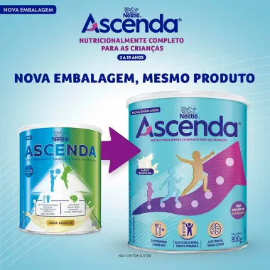 Suplemento Alimentar Nestlé Ascenda Baunilha 800g