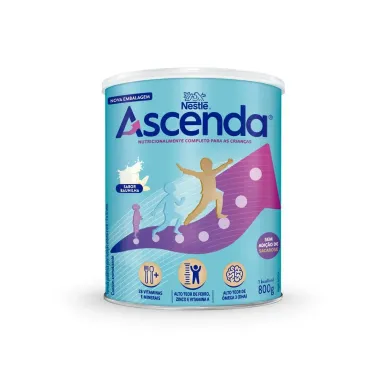 Suplemento Alimentar Nestl&eacute; Ascenda Baunilha 800g