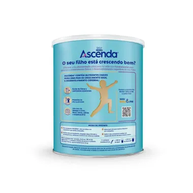 Suplemento Alimentar Nestl&eacute; Ascenda Baunilha 800g