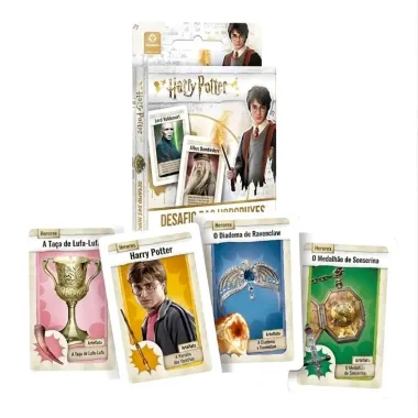 Jogo de Cartas Copag Harry Potter Desafio das Horcruxes com 33 Cartas