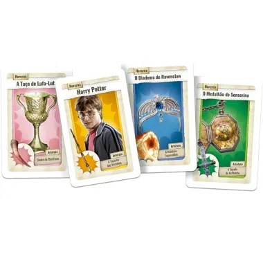 Jogo de Cartas Copag Harry Potter Desafio das Horcruxes com 33 Cartas