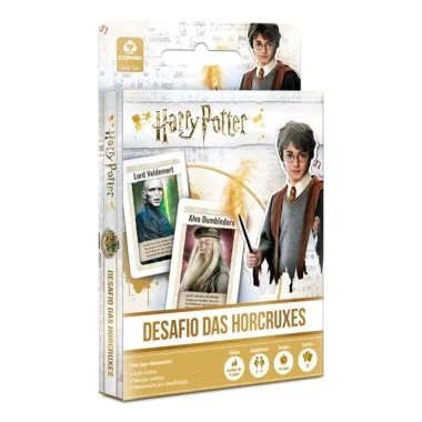 Jogo de Cartas Copag Harry Potter Desafio das Horcruxes com 33 Cartas
