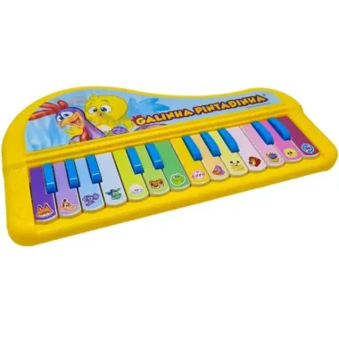 Brinquedo Yes Toys Teclado Musical Galinha Pintadinha