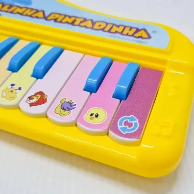 Brinquedo Yes Toys Teclado Musical Galinha Pintadinha