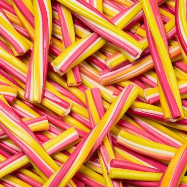 Balas Fini Regaliz Tubes Desenrola e Estika Sabor Pink Lemonade 80g