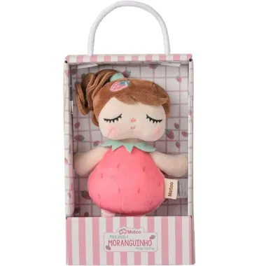 Mini Boneca Angela Metoo Moranguinho bup Baby com 1 unidade