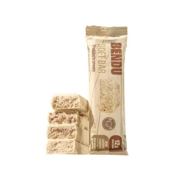 Barra de Prote&iacute;na Bendu Soft Bar Sabor Cookies'n Cream com 12g de Prote&iacute;na 45g