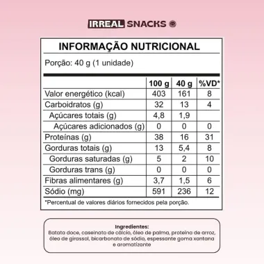 Chips de Prote&iacute;na Irreal Snacks P&aacute;prica 40g