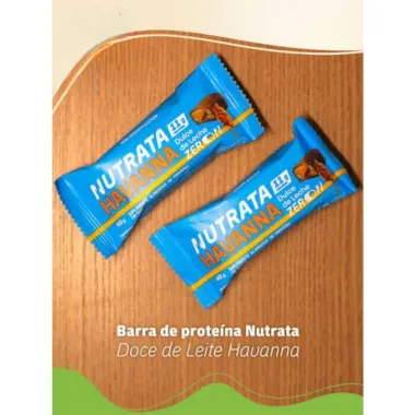 Barra de Prote&iacute;na Nutrata Havanna Sabor Dulce de Leche Zero com 11g de Prote&iacute;na 40g