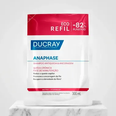 Shampoo Antiqueda Queda e Ancoragem Ducray Anaphase Queda Cr&ocirc;nica Fase de Manuten&ccedil;&atilde;o Refil 300ml
