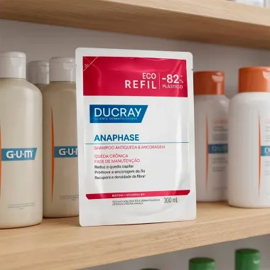 Shampoo Antiqueda Queda e Ancoragem Ducray Anaphase Queda Cr&ocirc;nica Fase de Manuten&ccedil;&atilde;o Refil 300ml