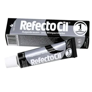 Tintura para C&iacute;lios e Sobrancelhas Refectocil 1 Tief Schwarz com 1 Unidade
