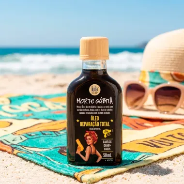 &Oacute;leo Capilar Lola From Rio Morte S&uacute;bita Repara&ccedil;&atilde;o Total Cabelos Danificados 50ml