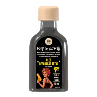 &Oacute;leo Capilar Lola From Rio Morte S&uacute;bita Repara&ccedil;&atilde;o Total Cabelos Danificados 50ml