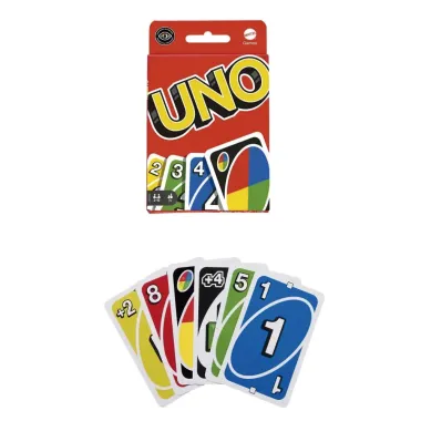 Jogo de Cartas UNO para 2 a 10 Jogadores 7+ Anos 1 Unidade