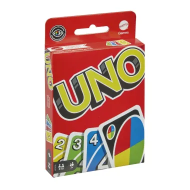 Jogo de Cartas UNO para 2 a 10 Jogadores 7+ Anos 1 Unidade