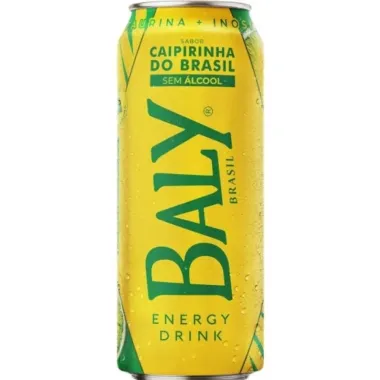 Energ&eacute;tico Baly Energy Drink Caipirinha do Brasil Sem &Aacute;lcool 473ml
