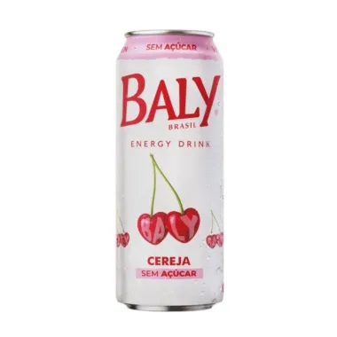Energ&eacute;tico Baly Energy Drink Cereja Sem A&ccedil;&uacute;car 473ml