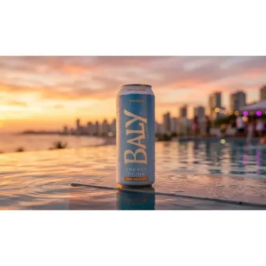 Energ&eacute;tico Baly Energy Drink Manga Sem A&ccedil;&uacute;car 473ml