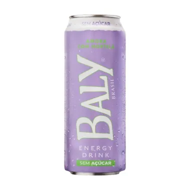 Energ&eacute;tico Baly Energy Drink Amora com Hortel&atilde; Sem A&ccedil;&uacute;car 473ml