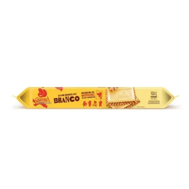 Biscoito Garoto Choco Biscuit Sabor Chocolate Branco 78g
