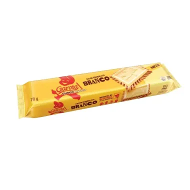 Biscoito Garoto Choco Biscuit Sabor Chocolate Branco 78g