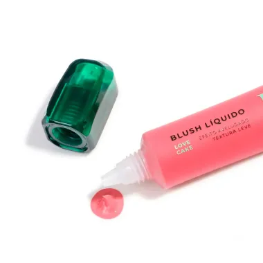 Blush L&iacute;quido Byem Efeito Aveludado Cor Love Cake 4.8ml