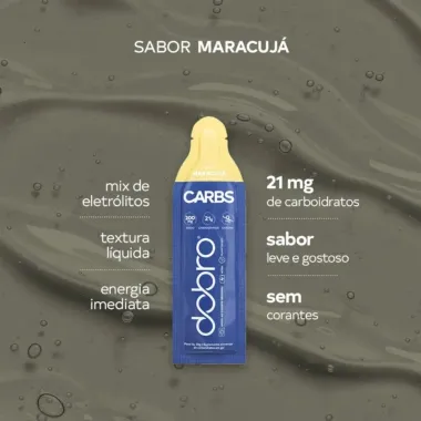 Suplemento Alimentar Carbs Dobro Sabor Maracuj&aacute; 30g