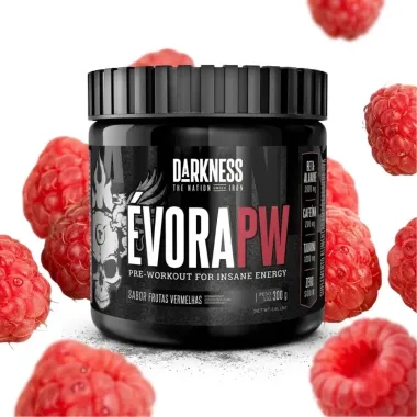 &Eacute;vora Pw Darkness Sabor Frutas Vermelhas 300g