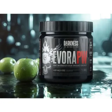 &Eacute;vora Pw Darkness Sabor Ma&ccedil;a Verde 300g