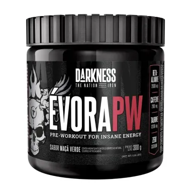 &Eacute;vora Pw Darkness Sabor Ma&ccedil;a Verde 300g