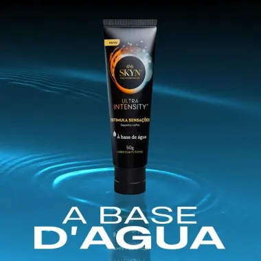 Gel Lubrificante &Iacute;ntimo Skyn Ultra Intensity &aacute; Base de &Aacute;gua Esquenta e Fria 50g