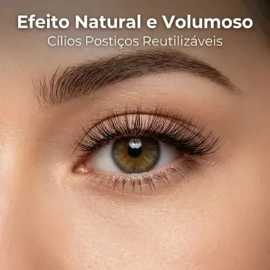 C&iacute;lios Posti&ccedil;os Naturais Express&atilde;o Facial Attractive 02 com 1 Par