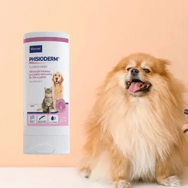 Condicionador Veterin&aacute;rio Verbac Phisioderm Todas as Peles 250ml