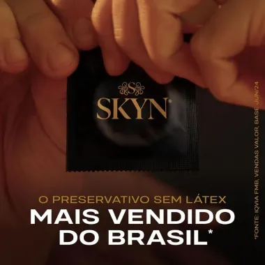 Preservativo Skyn Elite Extra Lubrificado Ultra Fino com 3 Unidades