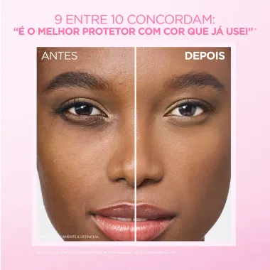 Protetor Solar L'Or&eacute;al Paris Solar Expertise Efeito Make Up FPS70 Cor 4.5 30g