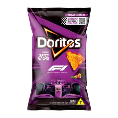 Doritos Sabor Spicy Nacho Edi&ccedil;&atilde;o Limitada F&oacute;rmula 1120g