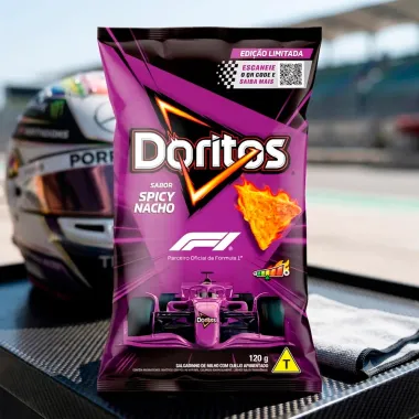 Doritos Sabor Spicy Nacho Edi&ccedil;&atilde;o Limitada F&oacute;rmula 1120g