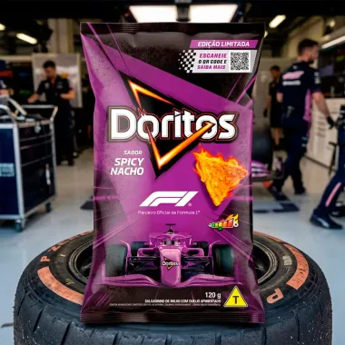 Doritos Sabor Spicy Nacho Edi&ccedil;&atilde;o Limitada F&oacute;rmula 1120g