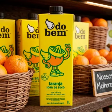 Suco de Laranja Integral Do Bem 100% de Suco 1 Litro