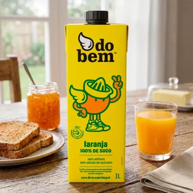 Suco de Laranja Integral Do Bem 100% de Suco 1 Litro