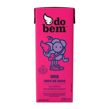 Suco de Uva Do bem 100% de Suco 200ml