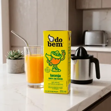 SUCO DO BEM LARANJA 100% S/AC 200ML